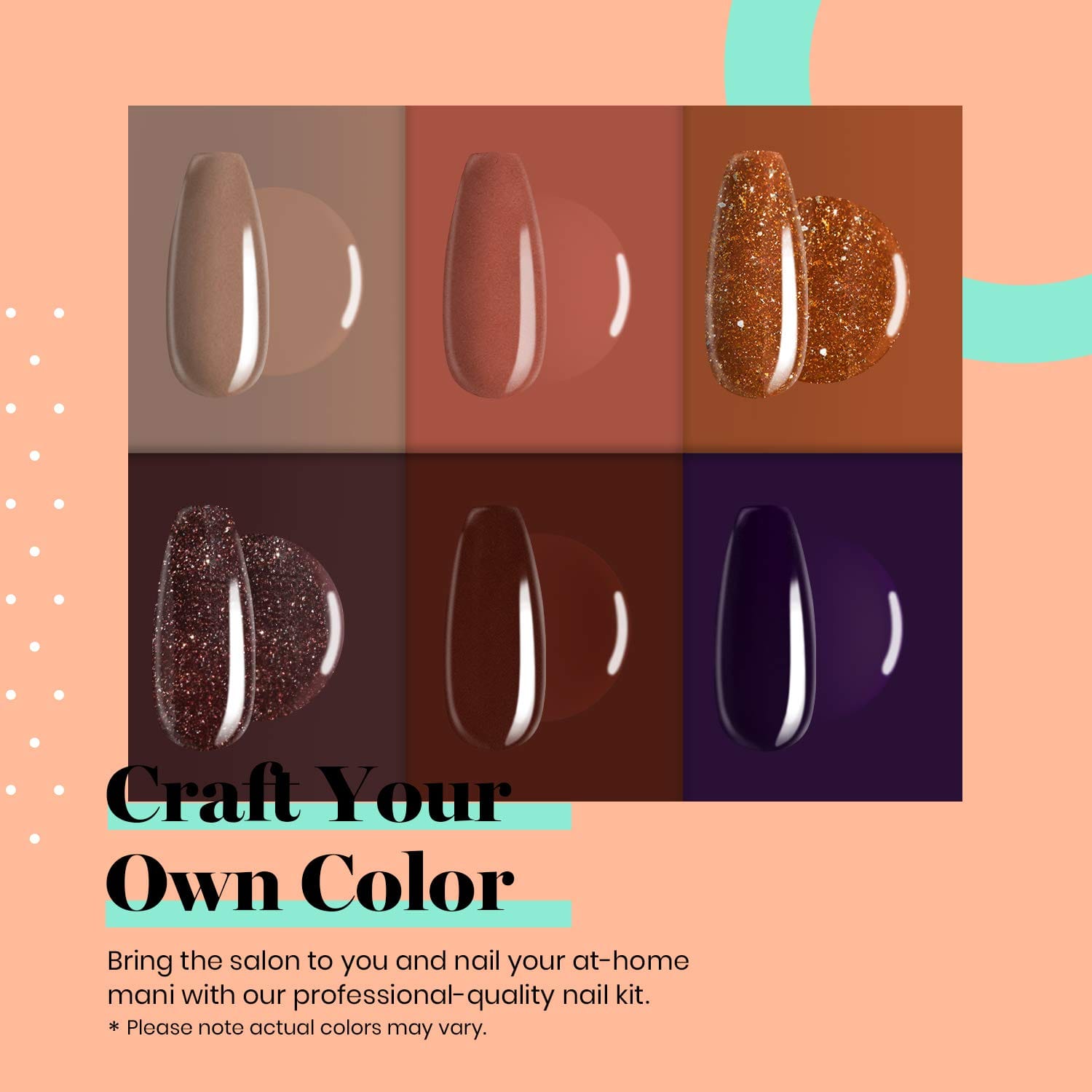 Beetles Dip Powder Nail Kit Starter – Nude 6 Colors