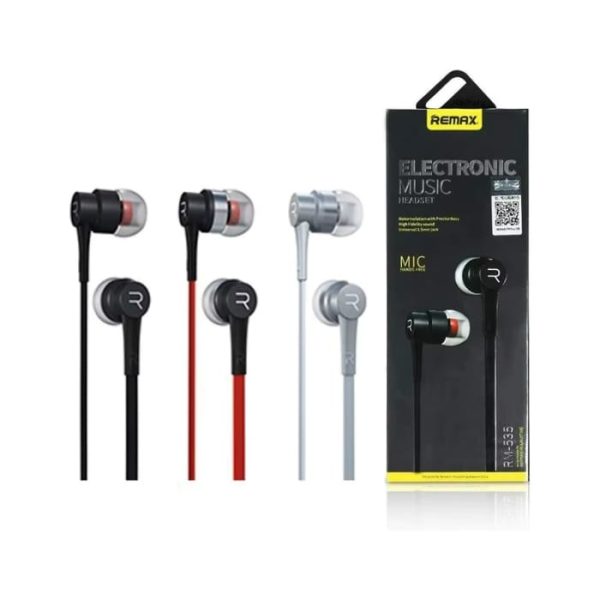 Remax Rm-535 Electronic Music Stereo In-Ear Earphones (1.2 m Cable Length, 3.5 mm Jack