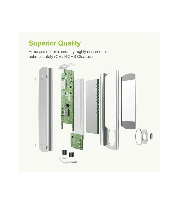 AUVON Rechargeable TENS Unit Muscle Stimulator, 24 Modes 4th Gen TENS Machine with 8pcs 2"x2