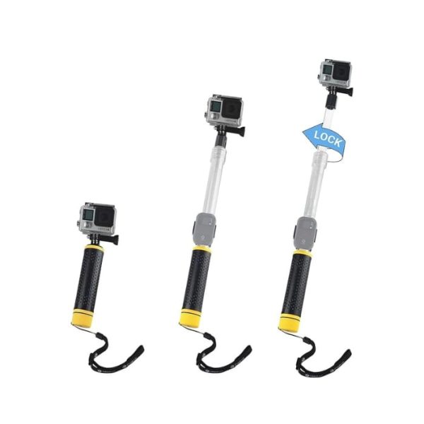 CamKix Waterproof Telescopic Pole Floating Hand Grip - Compatible with Gopro Hero 7, 6, 5