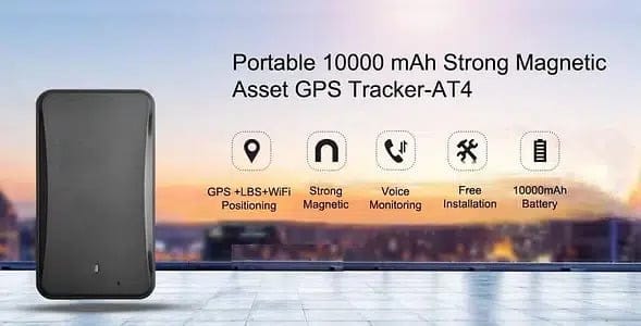 Concox AT4 Asset Vehicle WIFI GPS Tracker with Magnetic Tamper alert