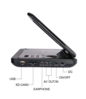 DBPOWER 12″ Portable DVD Player with 5-Hour Rechargeable Battery