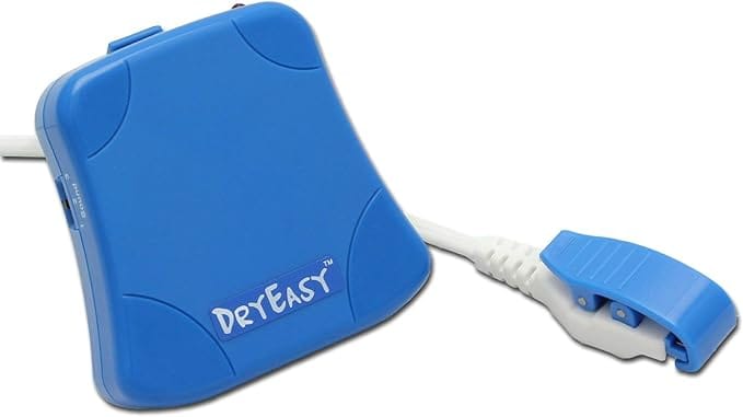 DryEasy Bedwetting Alarm with volume control, 6 selectable sounds and vibration