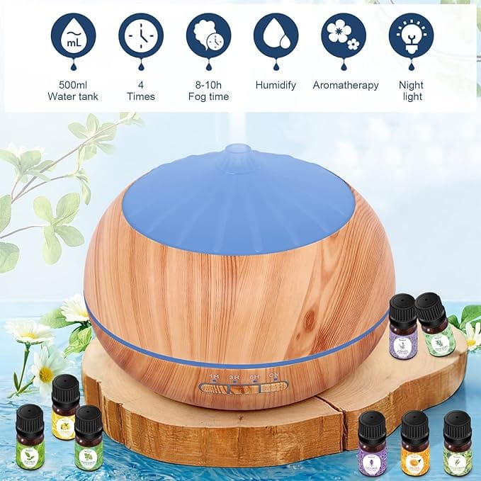 Diffusers for Essential Oils Large Room 500ml Without Bottle