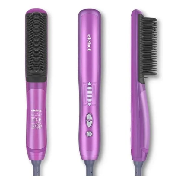 ELEHOT Hair Straightening Brush Straightener