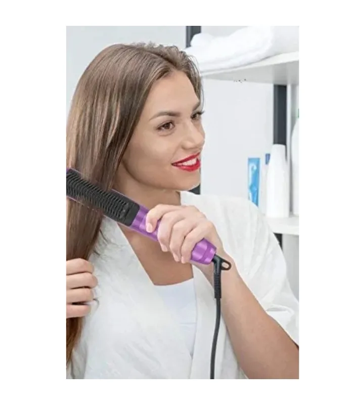 ELEHOT Hair Straightening Brush Straightener