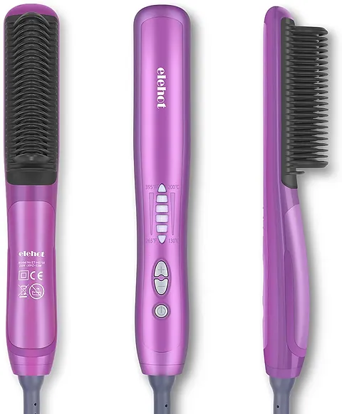 ELEHOT Hair Straightening Brush Straightener