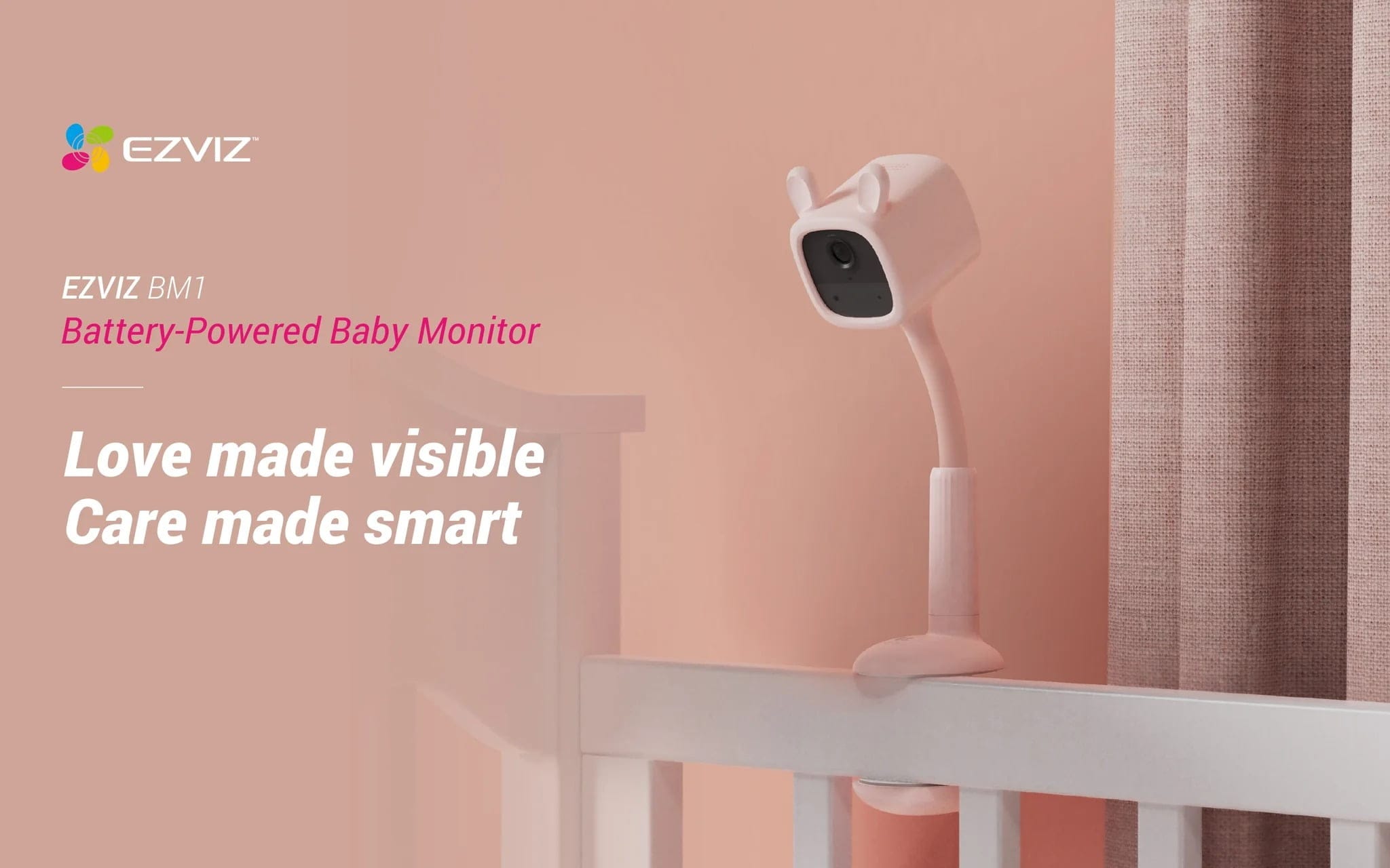 EZVIZ BM1 Battery-Powered Baby Monitor