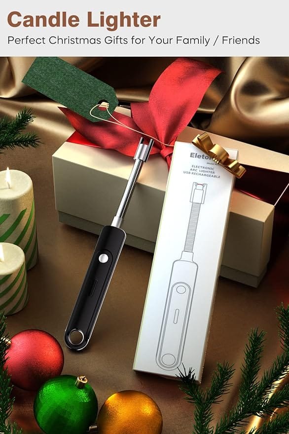 Eletorot Candle Lighter Gifts For Women Her, Rechargeable Arc Lighter Electric Lighters