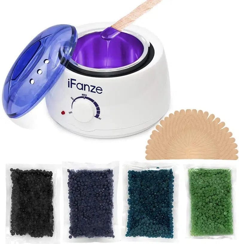 Fanze Warmer Hair Removal Wax Kit for All Body Applications with Wax