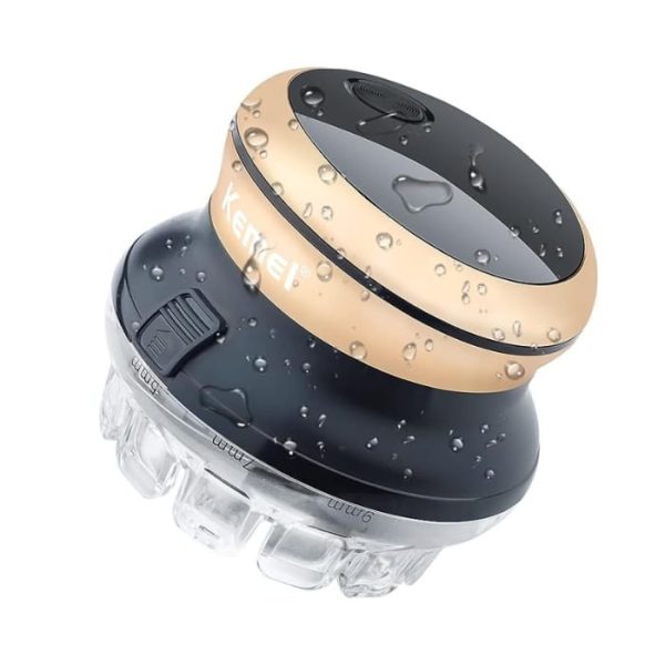 KEMEI 887 Hair Clipper for Men Circular Cordless Hair Trimmer, Self-Haircut Kit, Rechargeable LED Display