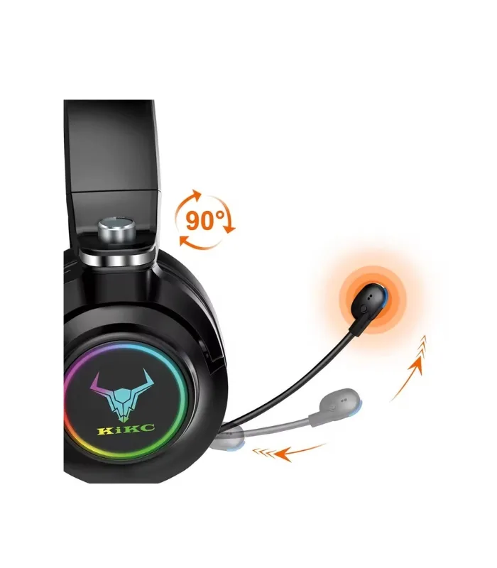 Kikc ET600 Gaming Headset for Xbox One Headset, PS4 Headset for PS5, PSP, PC