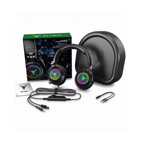 Kikc ET600 Gaming Headset for Xbox One Headset, PS4 Headset for PS5, PSP, PC