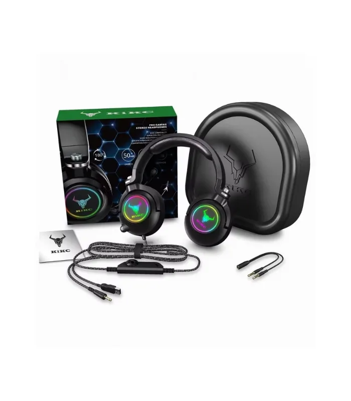 Kikc ET600 Gaming Headset for Xbox One Headset, PS4 Headset for PS5, PSP, PC