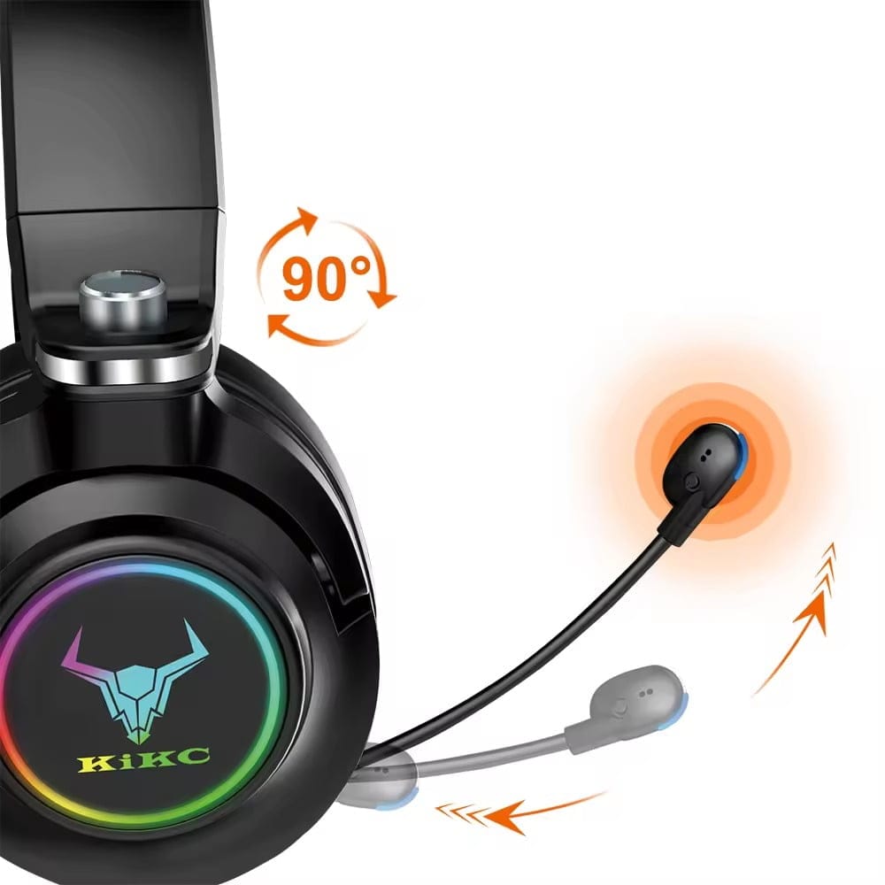 Kikc ET600 Gaming Headset for Xbox One Headset, PS4 Headset for PS5, PSP, PC