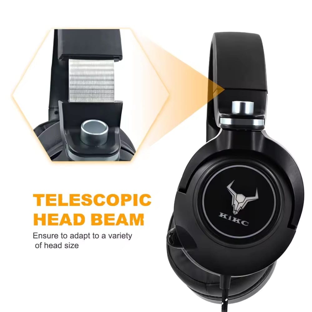 Kikc ET600 Gaming Headset for Xbox One Headset, PS4 Headset for PS5, PSP, PC