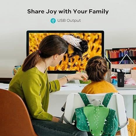 LM203 Handheld Digital Microscope with 4″ LCD Screen, 200X USB Portable Digital Microscope Coin Magnifier