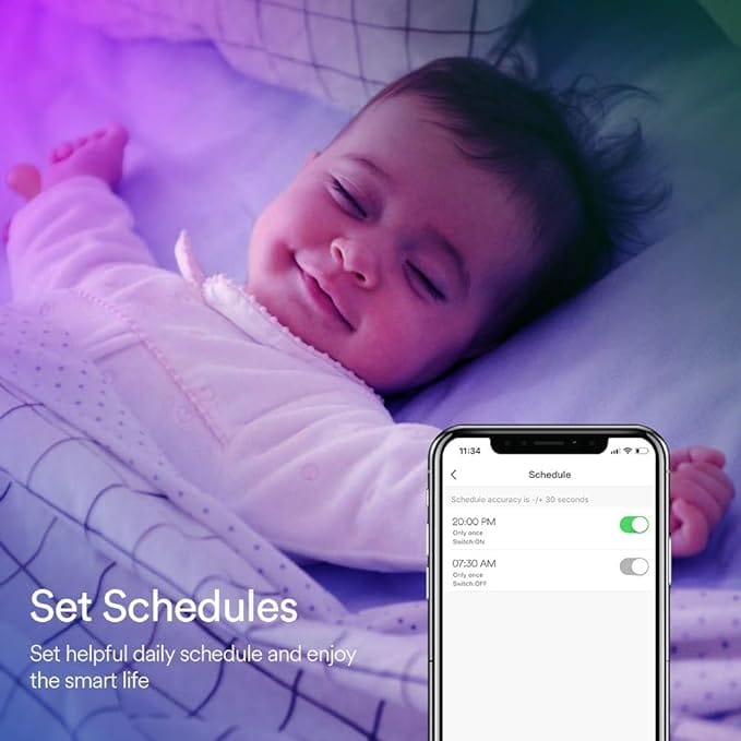 Lumary Smart WiFi LED Strip Lights 16.4Ft/5M – Rope Lights Color Changing RGB LED