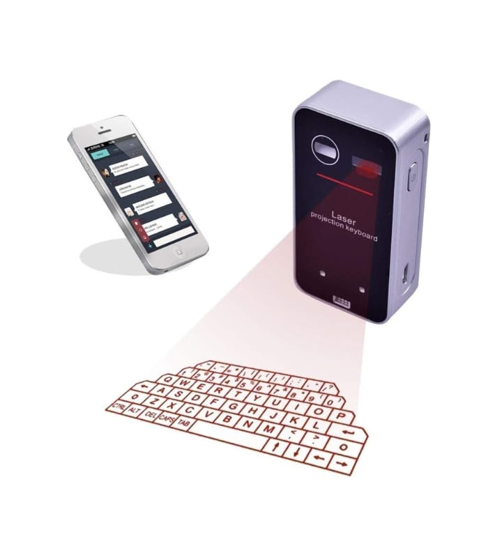 MOJO Bluetooth Wireless Laser Projection Virtual Keyboard Portable Full-Size Keypad