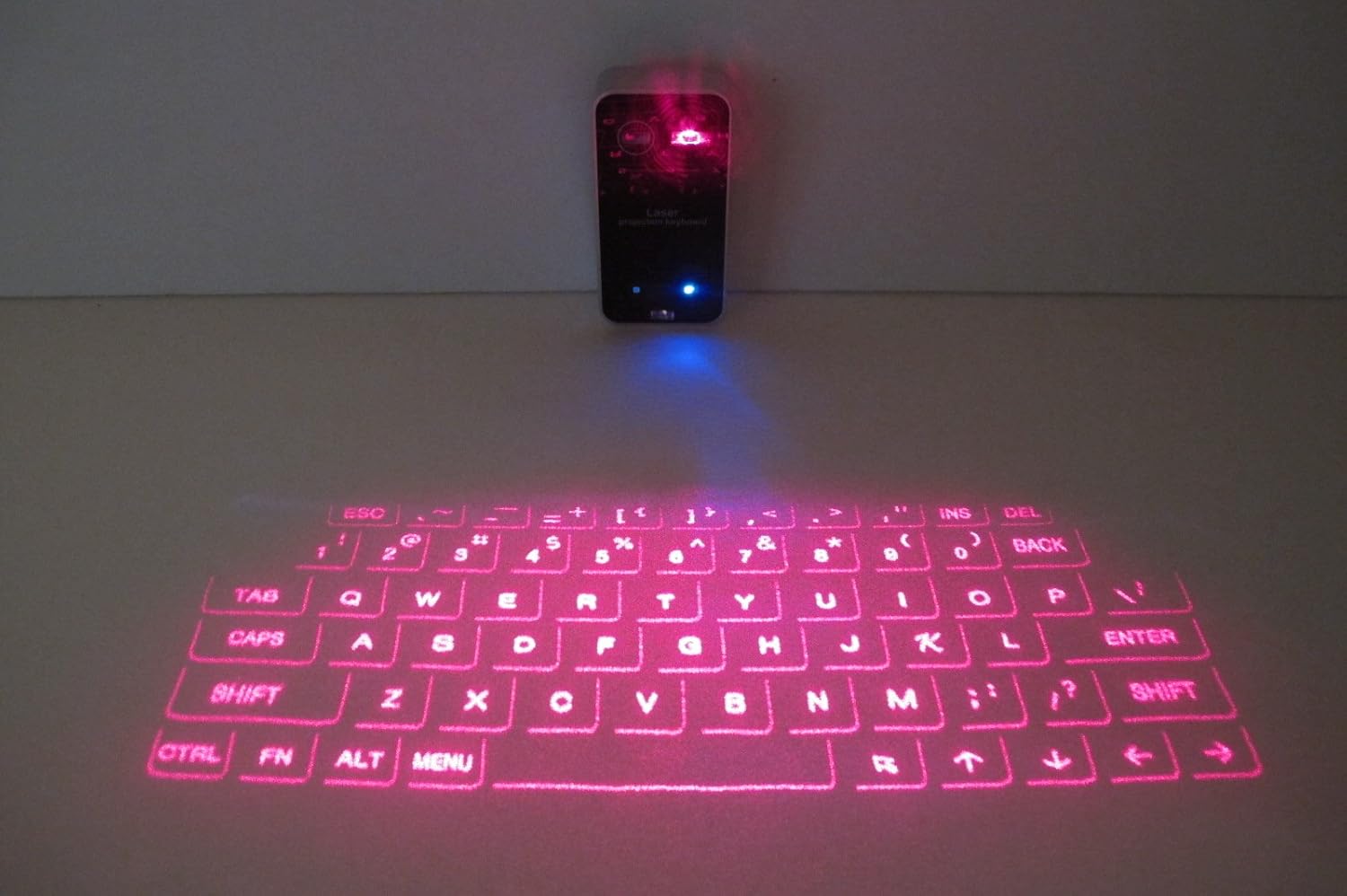 MOJO Bluetooth Wireless Laser Projection Virtual Keyboard Portable Full-Size Keypad