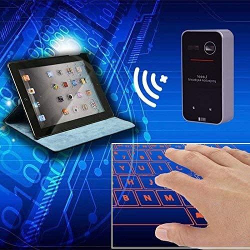 MOJO Bluetooth Wireless Laser Projection Virtual Keyboard Portable Full-Size Keypad