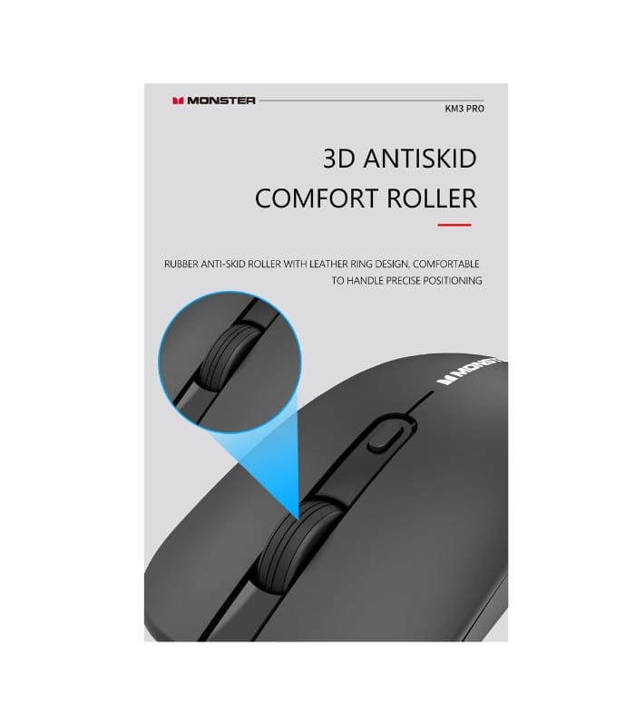 MONSTER AIRMARS KM3 PRO WIRELESS KEYBOARD & MOUSE