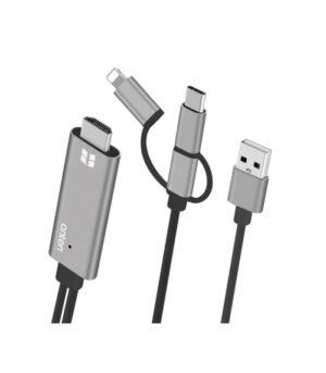 Onten Lightning/ USB-C/ microUSB To HDMI Cable 1.8M OTN-7537A