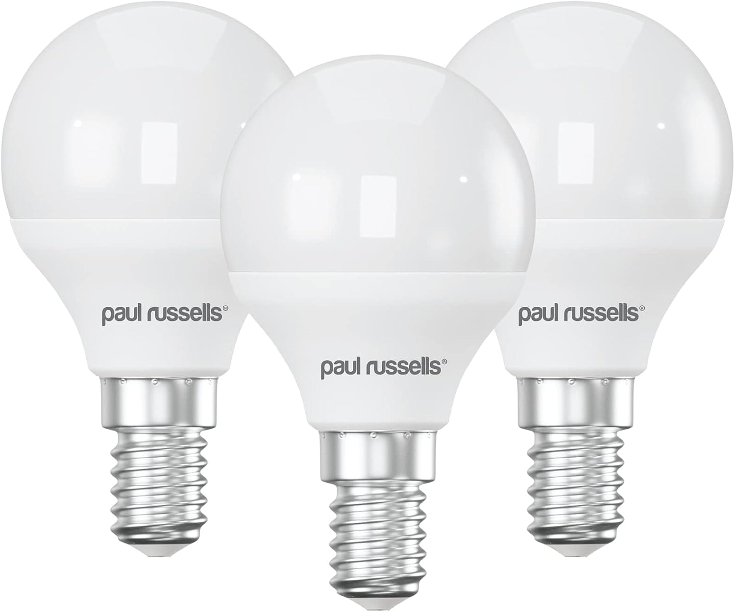 Paul Russells LED Golf Ball Light, Small Edison Screw SES, 25w Pack of 6