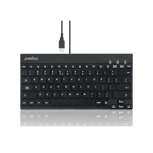 Perixx PERIBOARD-426 Wired Mini Low Profile Keyboard