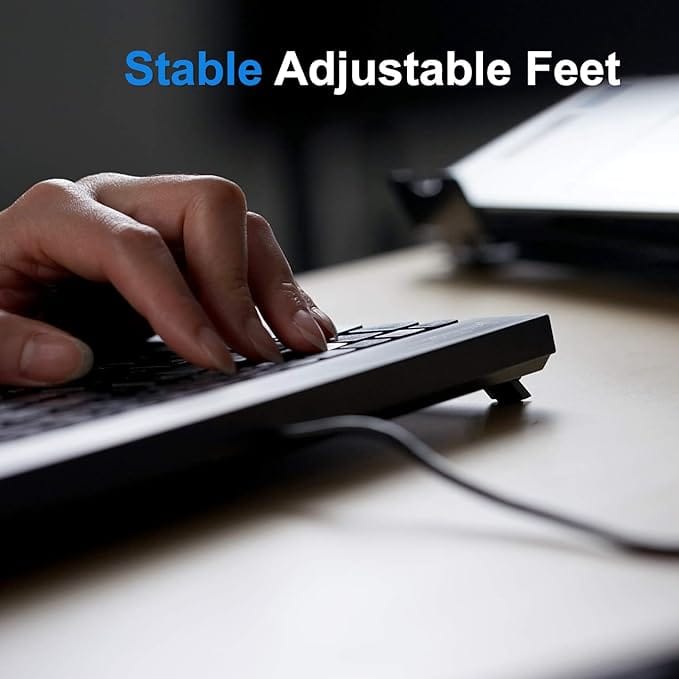 Perixx PERIBOARD-426 Wired Mini Low Profile Keyboard