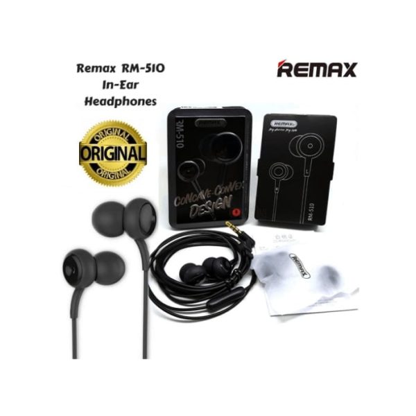 Remax RM-510 In-Ear Wired Earphone Stereo Headset with Mic