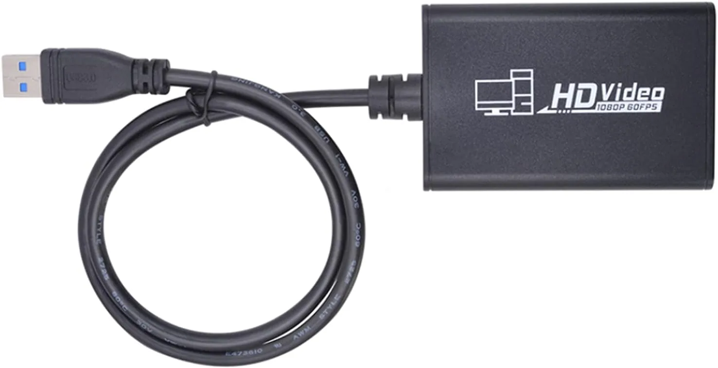 SKEIDO 1080P Game Video Capture Box Live Streaming Dongle HDMI-compatible to USB 3.0 For PS3 PS4