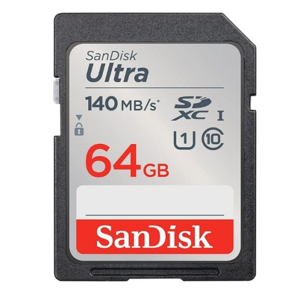 SanDisk 64GB 140MB/s Ultra UHS-I SD Card