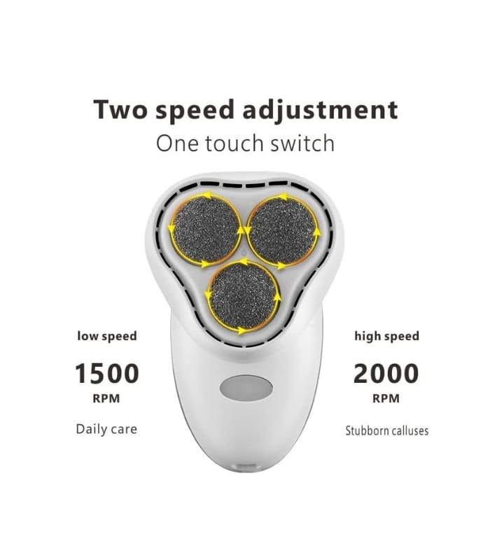 THRREF Electric Foot Pedicure Foot Care Tool Grinder Exfoliator Machine Feet Hard Dead Skin