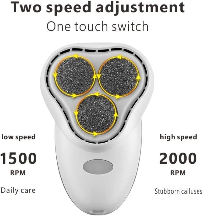 THRREF Electric Foot Pedicure Foot Care Tool Grinder Exfoliator Machine Feet Hard Dead Skin