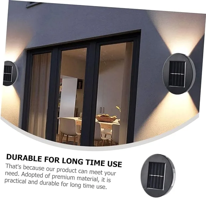 Uonlytech Park Solar Light Solar Wall Light Pc Outdoor Post Lamp LED Solar Light