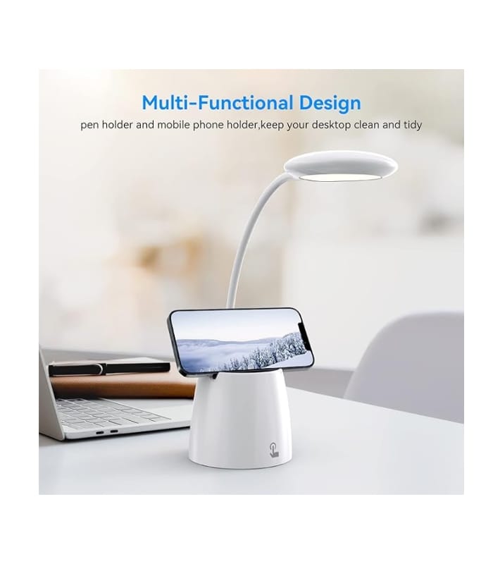 _VOXON LED Table lamp with pen & phone holder, USB Rechargeable Table Lamp VOXON LED Table lamp with pen & phone holder, USB Rechargeable Table Lamp