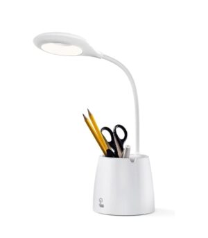 VOXON LED Table lamp with pen & phone holder, USB Rechargeable Table Lamp