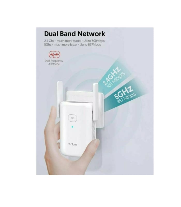 Victure WE1200 Dual band WiFi Range Extender