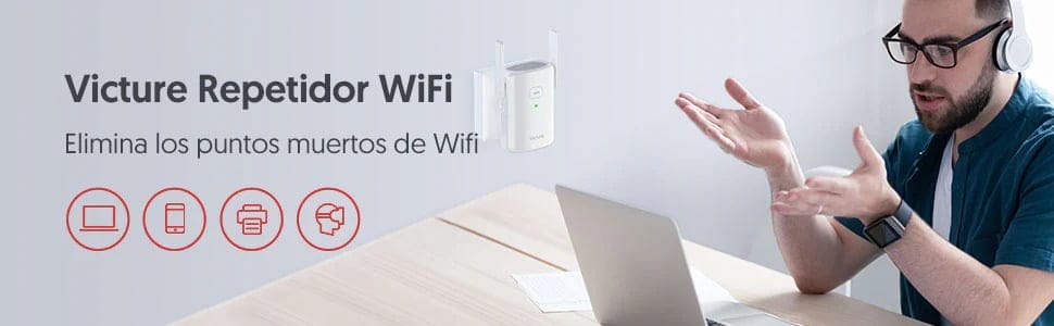 Victure WE1200 Dual band WiFi Range Extender