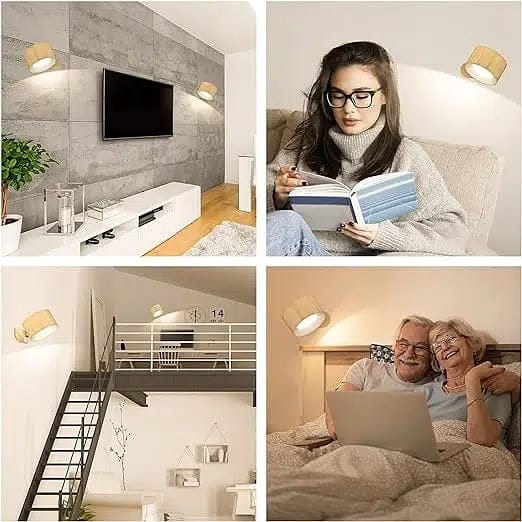 Wall Light LED Wall lamp with Rechargeable Battery Operated
