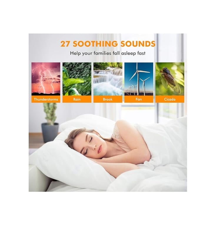 White Noise Machine, COCOBELA Sound Machine for Sleeping, 27 HiFi Sounds