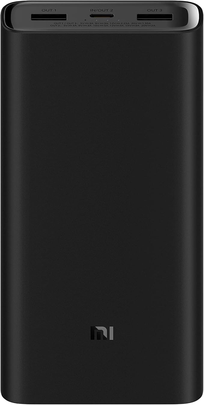 Xiaomi MI 50W Power Bank 2000, 20000mah, USB-C Input/Output Plus 2 USB-A Output