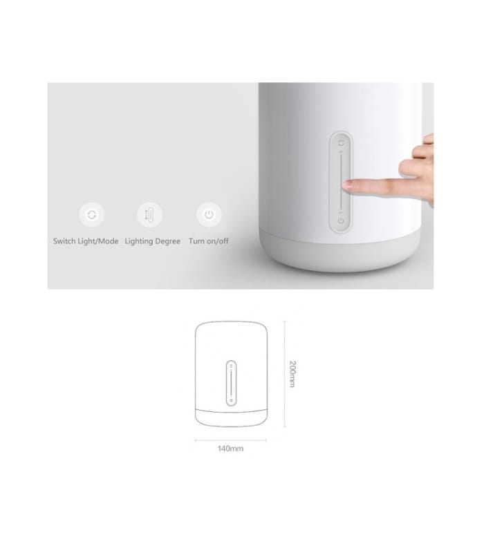 Xiaomi Mi Smart Bedside Lamp 2, Colorful Bedside Table