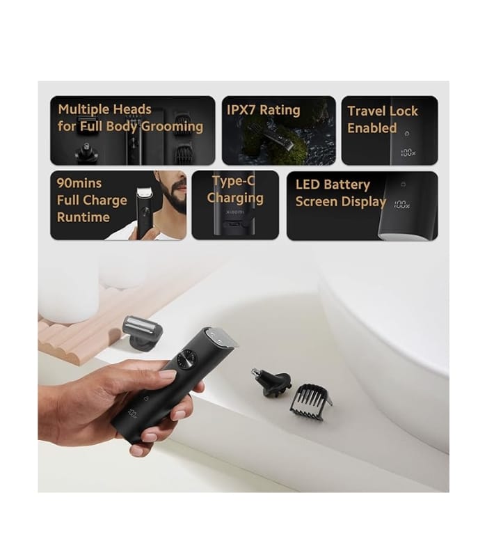 Mi Grooming Kit Pro (Trimmer Kit),Face,Hair,Body - All-In-One