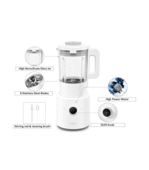 Xiaomi Smart Blender, 8-Blade Multi-Angle Chopping, Hot and Cold Dual-mode Blending