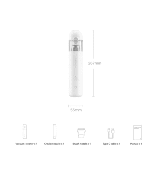 Xiaomi Handheld Vacuum 13,000Pa, Powerful Brushless Motor Cordless Car Vacuum Cleaner