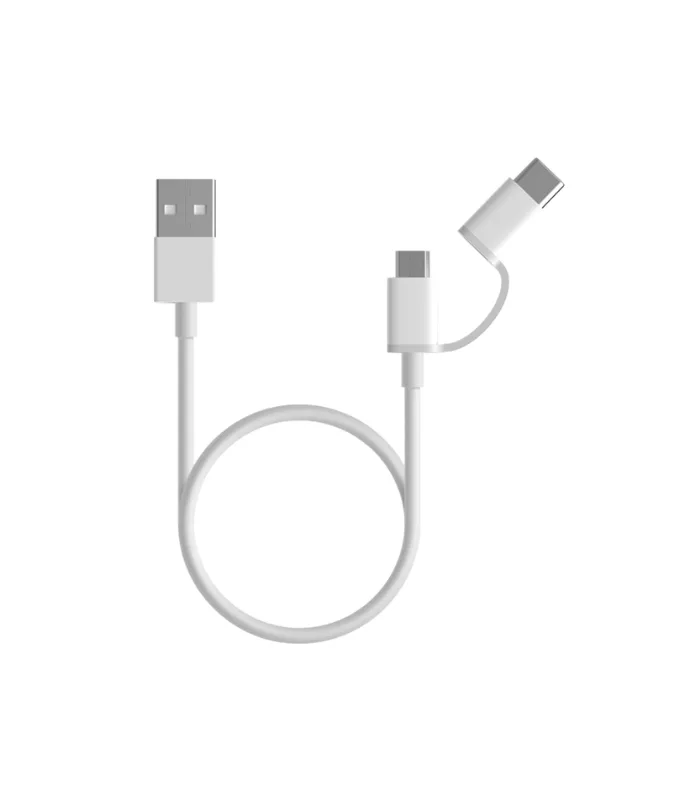 Mi 2-in-1 USB Cable (Micro USB to Type C) 30 CM Mi 2-in-1 USB Cable (Micro USB to Type C) 30 CM