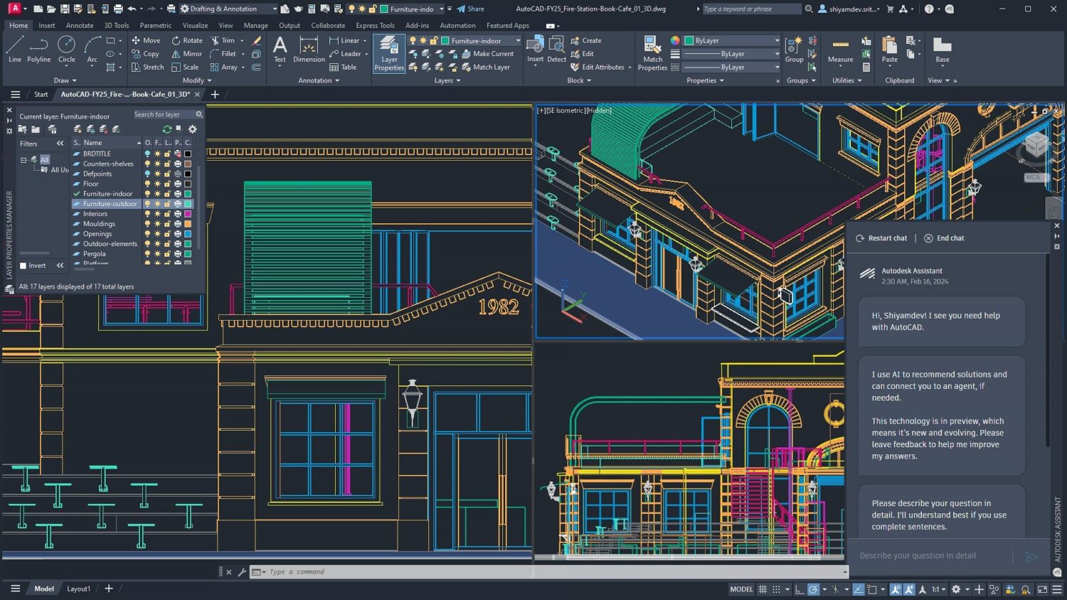 Autodesk AutoCAD 2025 (PC) (1 Device, 1 Year)