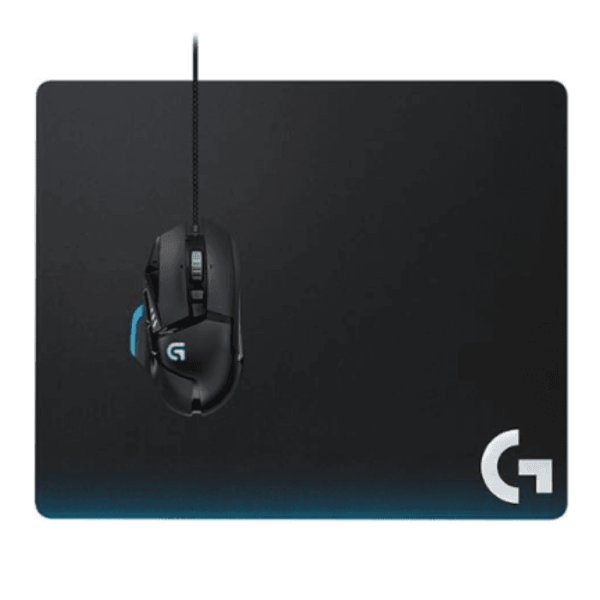 Logitech G440 Hard Gaming Mouse Pad for High DPI Gaming -Rubber, Black